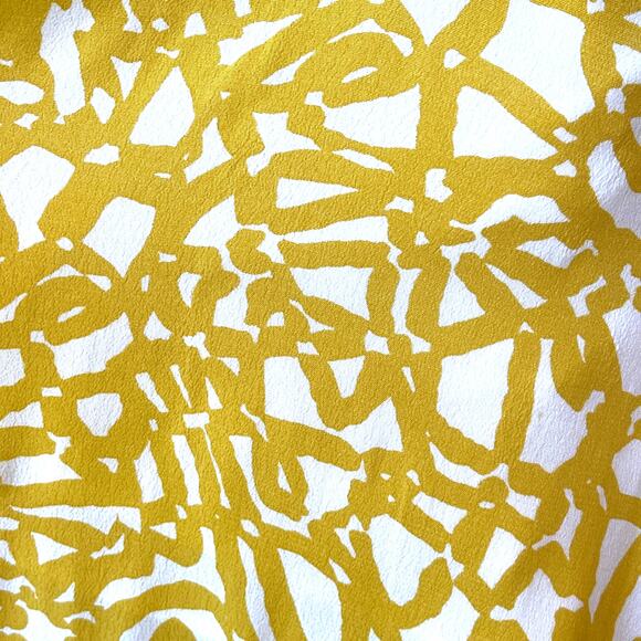 Anthropologie Maeve Brittany Asymmetrical Jumpsuit in Sunshine Yellow Size 8 - Picture 8 of 8